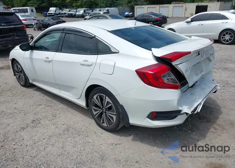 2017 Honda Civic Ex-L z USA, uszkodzony, nr VIN 2HGFC1F77HH646110